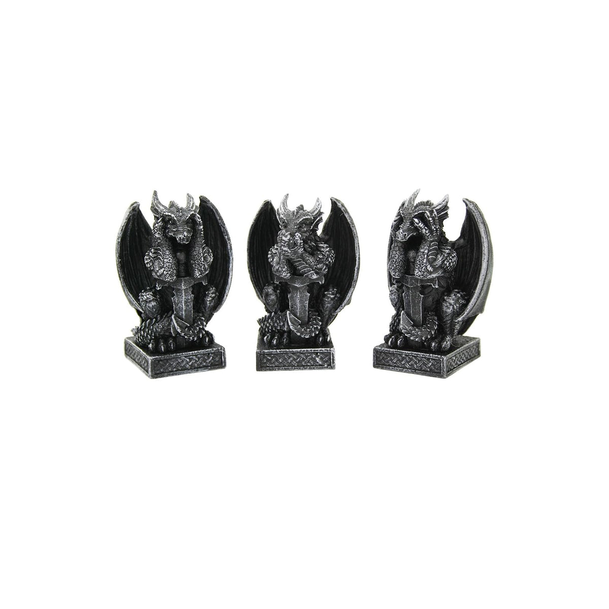 Pacific Giftware Figurine, 2.36" x 2.17" x 3.35", Black