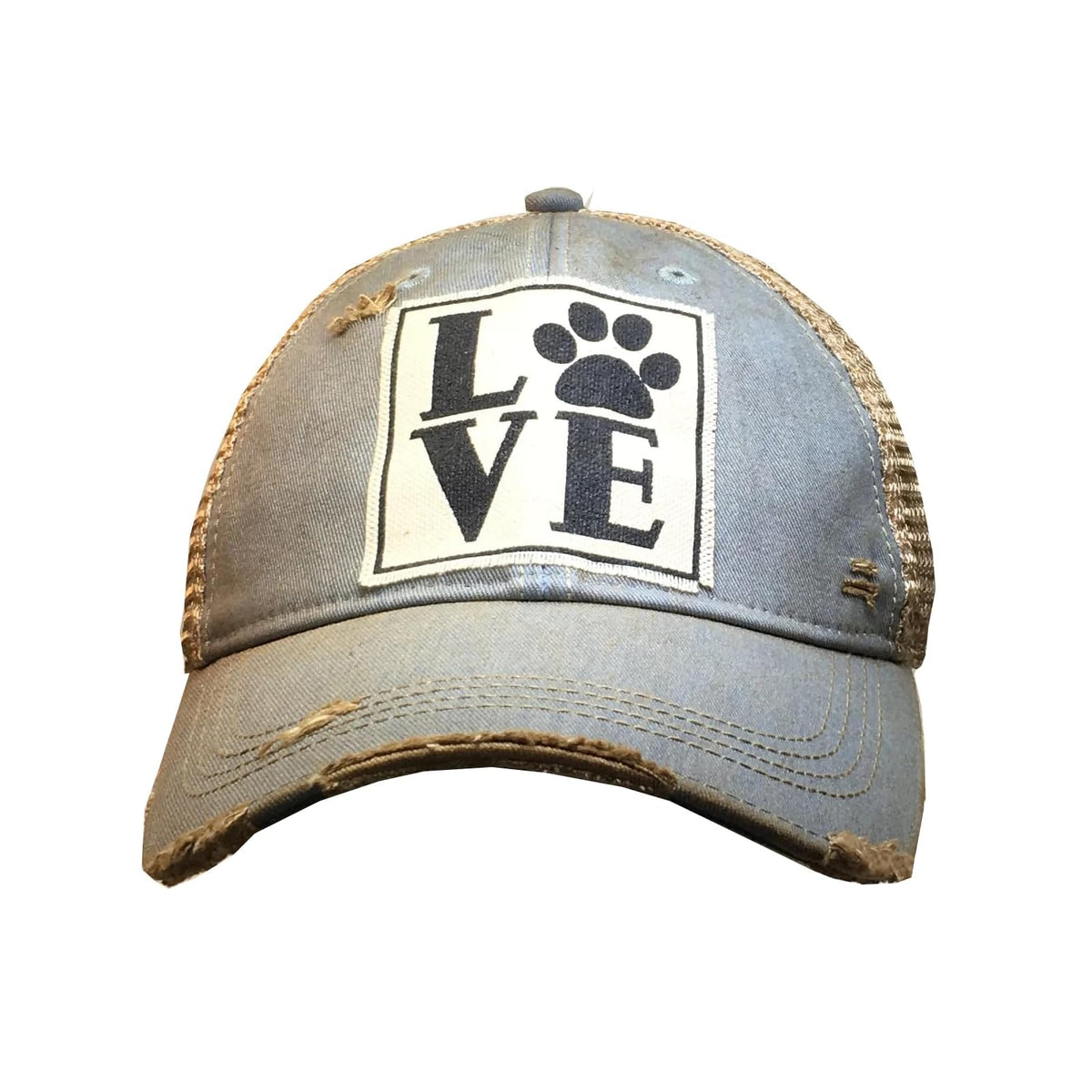 VINTAGE LIFE Hat, Love Paw (Sky Blue), Baseball