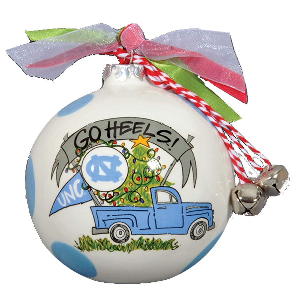 Magnolia Lane Hanging Ornament, White, Classic