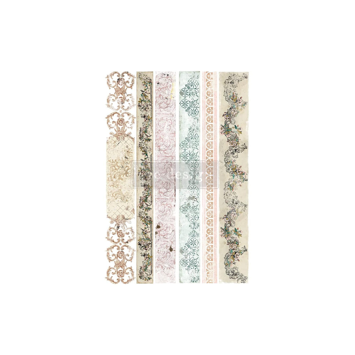 Redesign with Prima Iron On Transfer Design, Distressed Borders II - 24"x35", Di