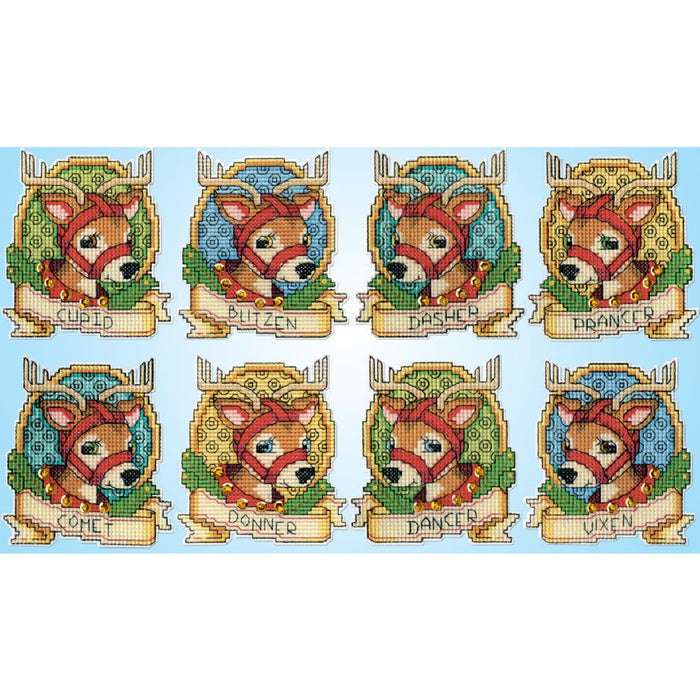 Design Works Crafts Reindeer Counted Cross Stitch Ornament Kit