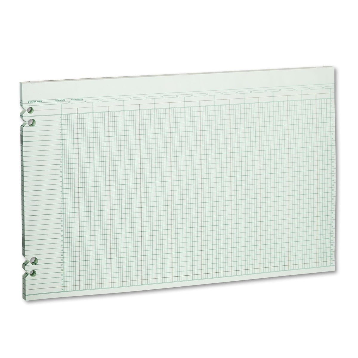 Wilson Jones Writing Paper, 17" x 11" (Pack of 1), Green