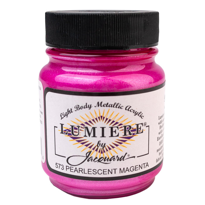Jacquard Paint, 2.25 Fl Oz (Pack of 1), Pearlescent Magenta