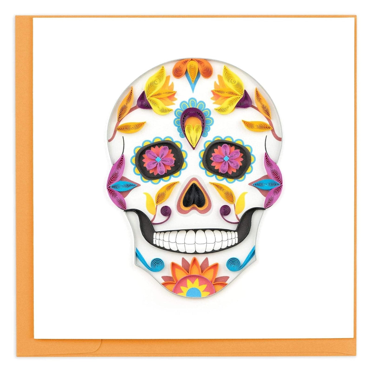 Quilling Card Greeting Card, 6x6 Inch, Multi