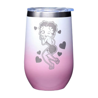 Spoontiques Drinking Cup, 16 Ounces, Betty Boop, Etched