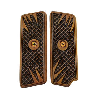 Zib Grips Gun Grip, TT M57 / Tokarev, Basketweave Pattern / Natural Wood