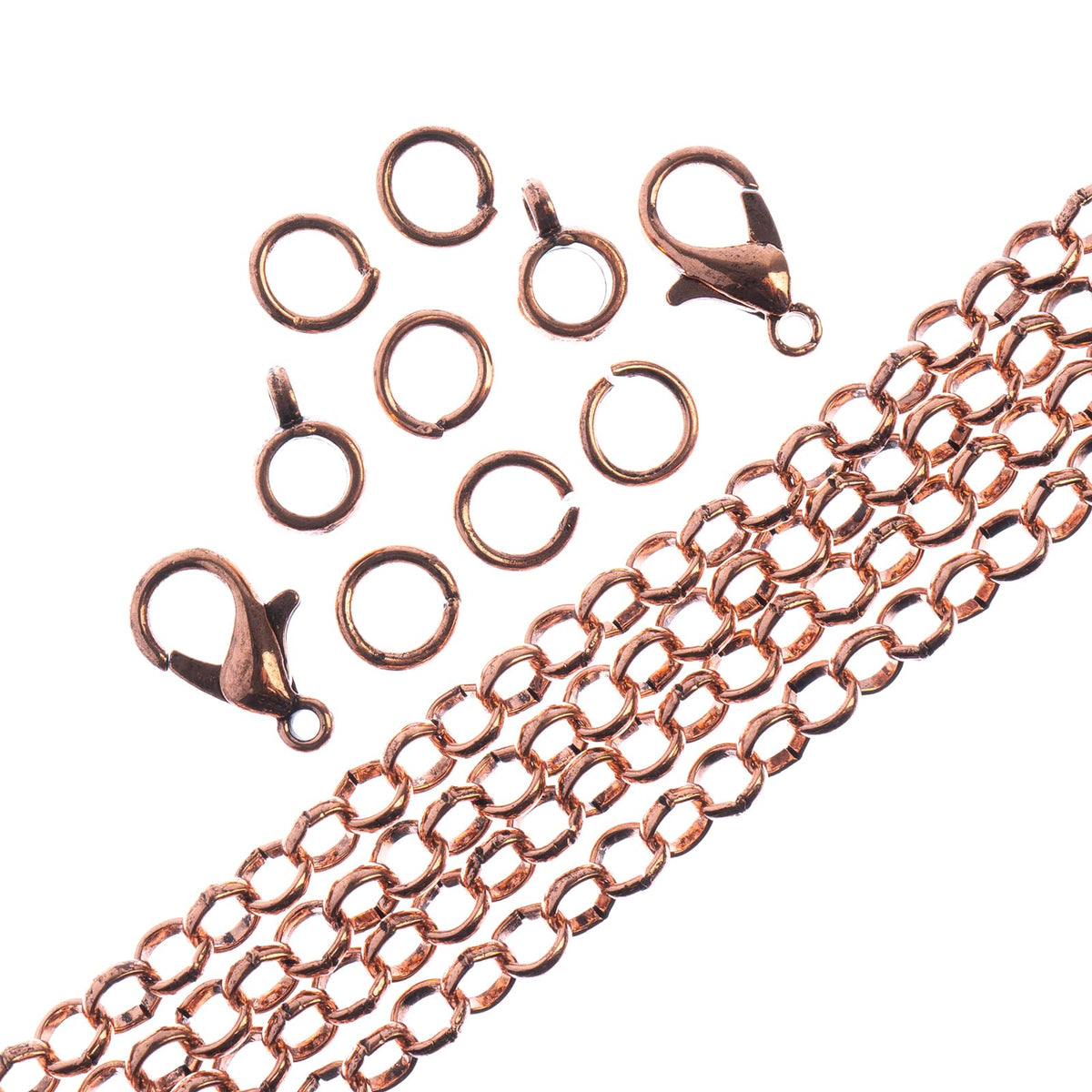 John Bead Jewelry Finding, 4mm, Antique Copper