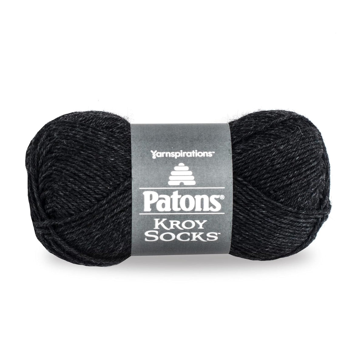 Spinrite Yarns (CA) Patons Kroy Socks Yarn - (1) Super Fine Gauge - 1.75 oz - Gentry Grey - For Crochet, Knitting & Crafting