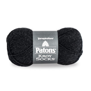 Spinrite Yarns (CA) Patons Kroy Socks Yarn - (1) Super Fine Gauge - 1.75 oz - Gentry Grey - For Crochet, Knitting & Crafting