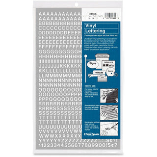 Chartpak Signage, 1/4 Inch High, White