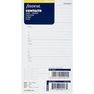 Filofax Planner, personal, White