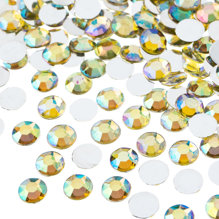 John Bead Craft Bead, 8mm (SS39), Yellow AB
