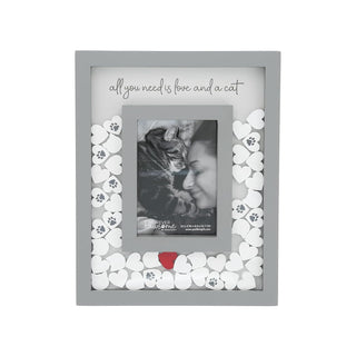 Pavilion Gift Company Picture Frame, 8X10, Gray, White, Red