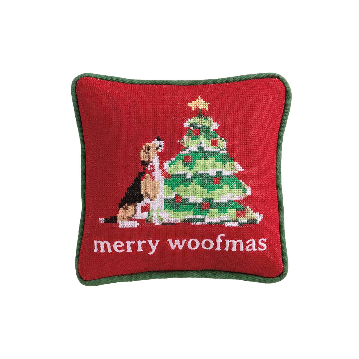 Mud Pie Pillow, 8" x 8", Red