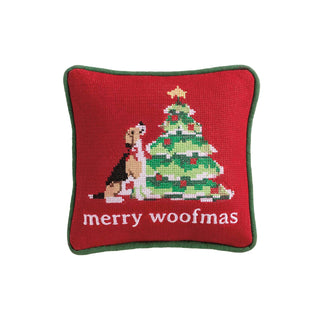 Mud Pie Pillow, 8" x 8", Red