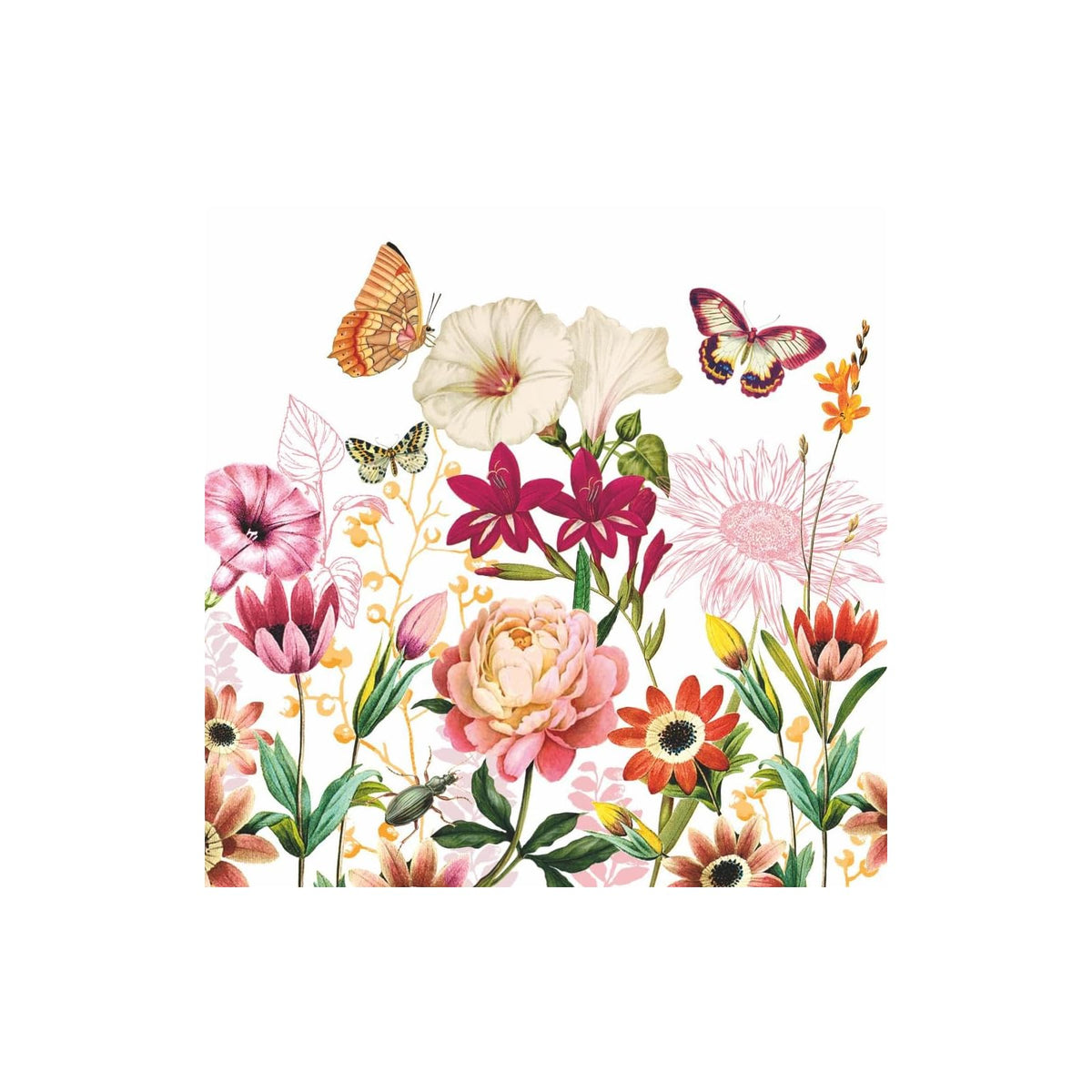 Paperproducts Design Disposable Napkin, Multicolor
