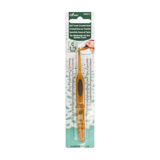 Clover Crochet Hook, Size C (2.75mm), Multicolor