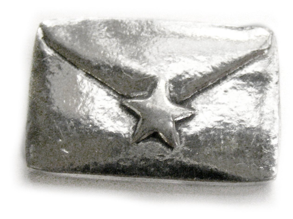 Basic Spirit Envelope - Good for 1 Favor : Pocket Token or Lucky Novelty Coin, One Inch, Handcrafted Lead-Free Pewter