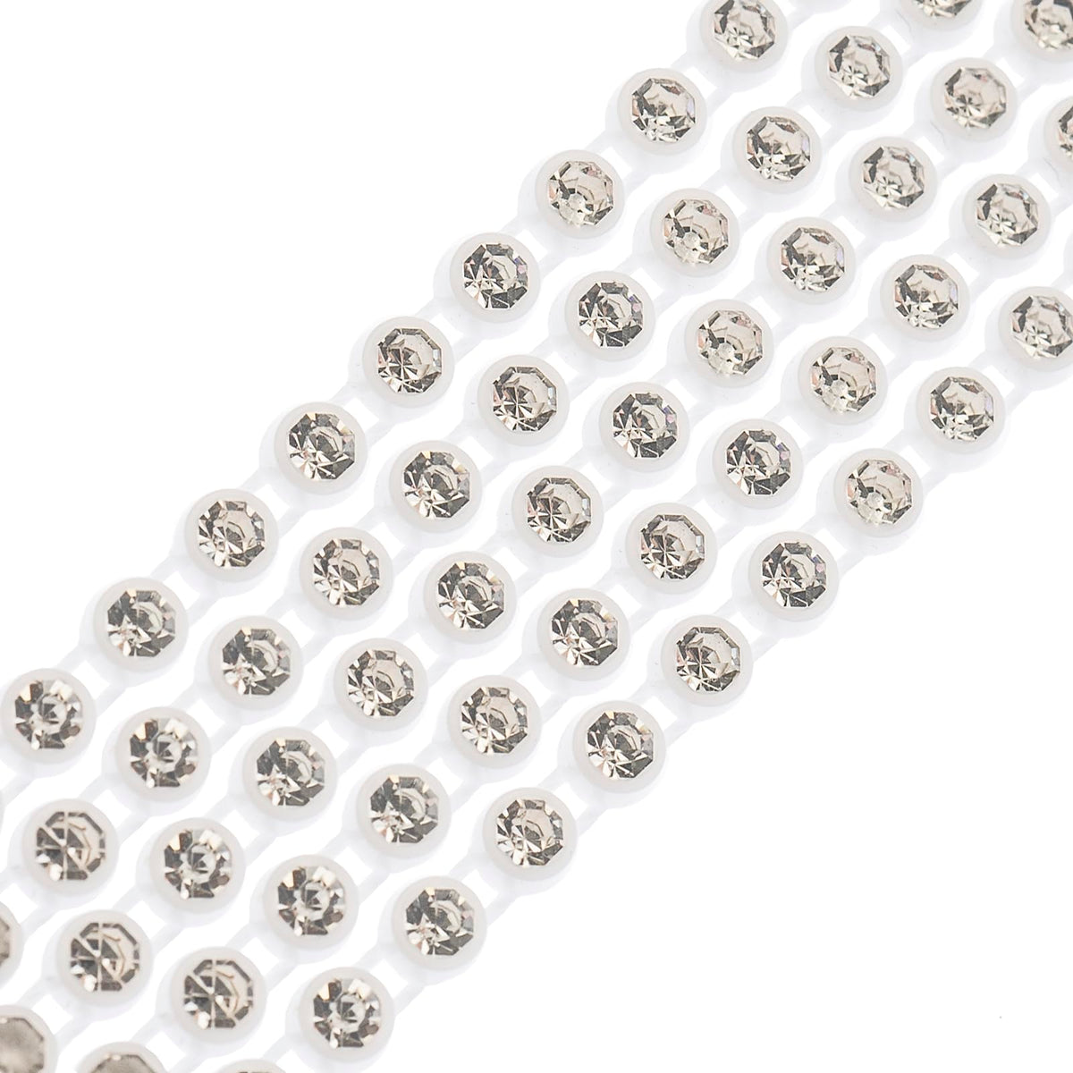 Crystal Lane Diy Craft Bead, ss8, White Casing Crystal