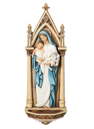 Roman - 7.75H MARY W/CHILD WATER FONT