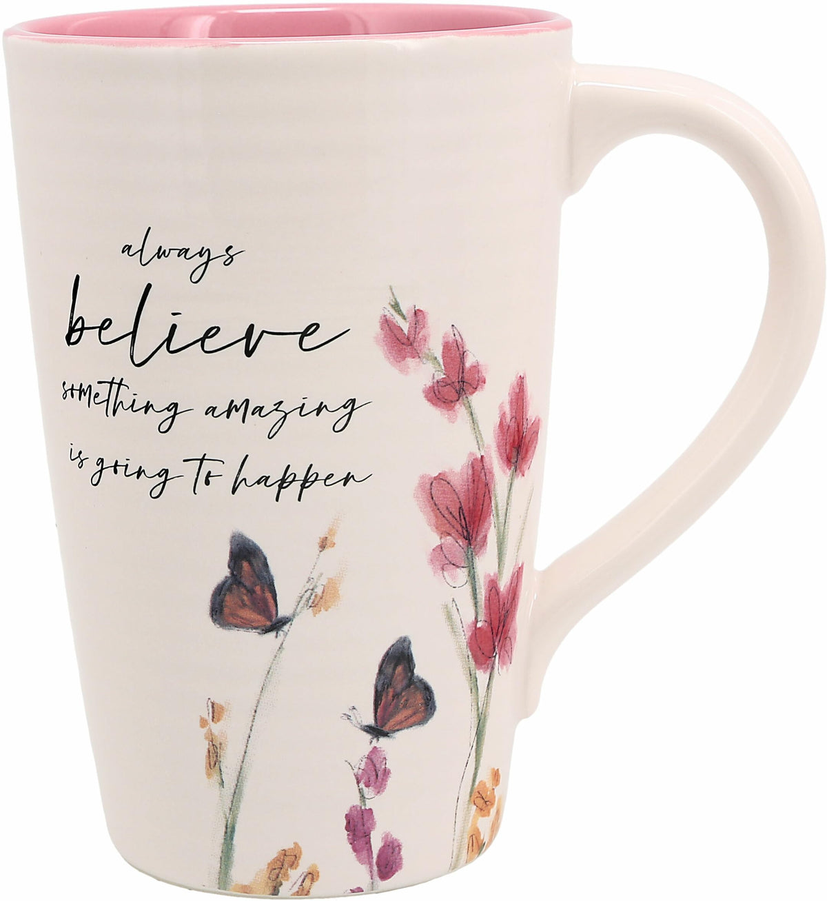 Pavilion Gift Company Drinking Cup, 17 Ounces, Purple, Yellow, Pink, Green