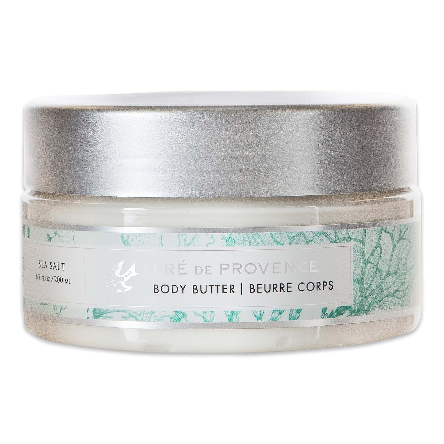 European Soaps Pre de Provence Collection Shea Butter Enriched Soothing & Moisturizing, Body Butter, 6.7 fl oz, Sea Salt
