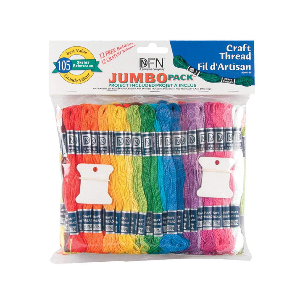 Janlynn Yarn, Jumbo, Multicolor