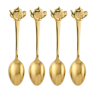 Fino Spoon, Set of 4, Gold