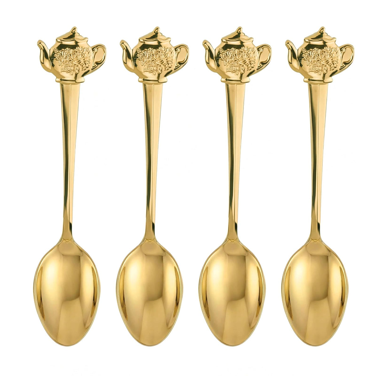 Fino Spoon, Set of 4, Gold