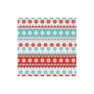 ihr SINCE 1977 Disposable Napkin, Lunch Size, Reindeer Stripe