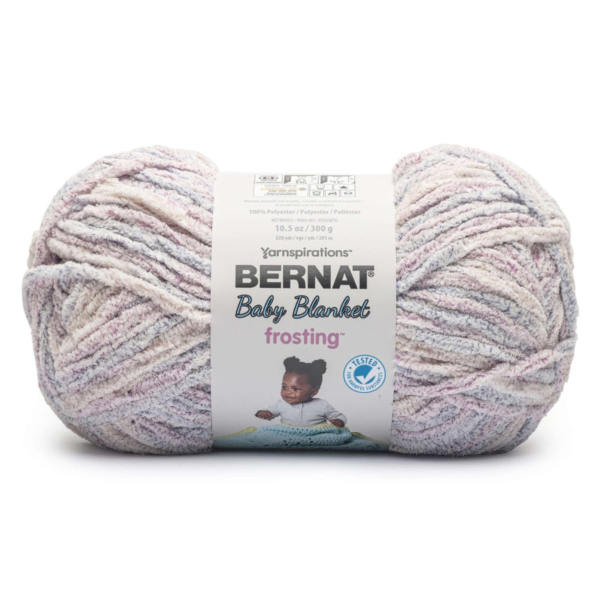 Bernat Yarn, 10.5 oz/300 g, Lilac Lounge Frosting