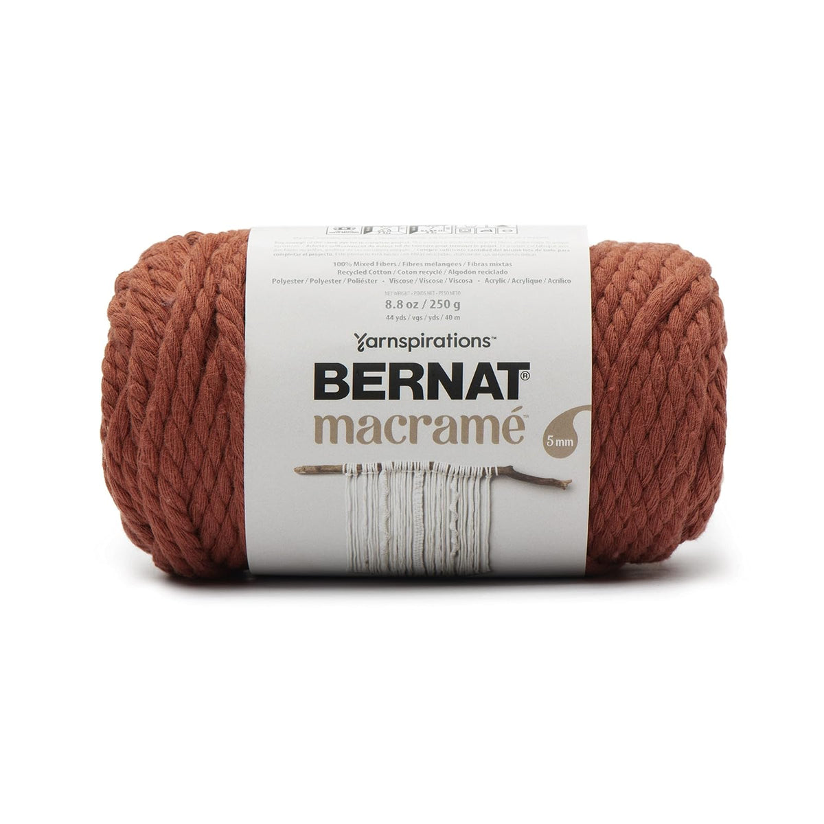 Bernat Yarn, 250g/8.8oz, 40m/44yds, Burnt Orange