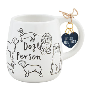 Mud Pie Drinking Cup, 12 Ounces, White