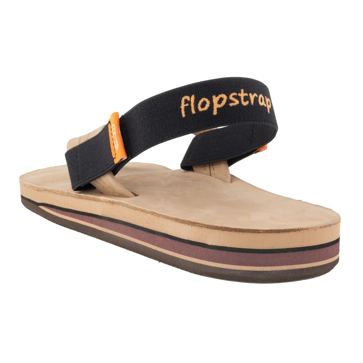 V-TOE SOCKS Sandal, Large, Black