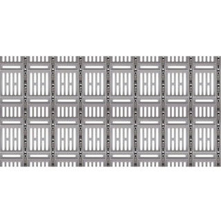 Beistle Party Supplies Space Station Backdrop, 4' x 30', Gray/Black/White