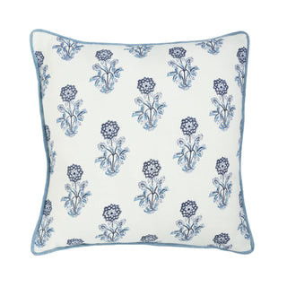 Mud Pie Pillow, 20" x 20", Blue