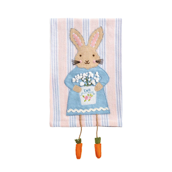 Mud Pie Towel, 21" x 14", Blue