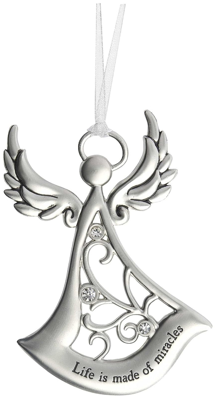 Ganz Angels By Your Side Ornament - Life is made of miracles