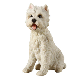 Veronese Design 3 1/2 Inch West Highland White Terrier Westie Resin Animal Collectible Figurine