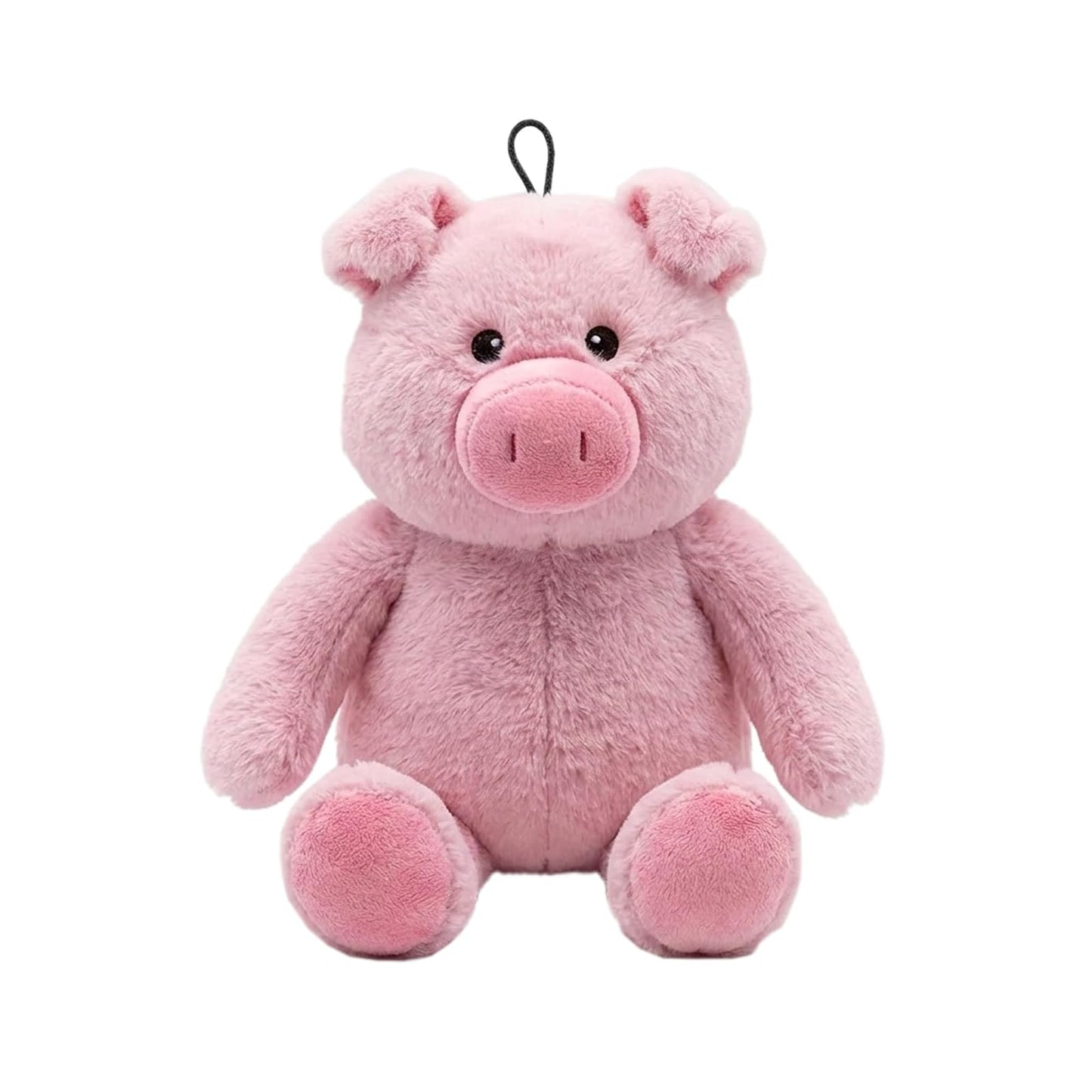 Pet Lou Plush Toys with Durable Squeaker and Crinkle Paper Dog Chew Toy in Colossal Size and Multi-Color (Pink Cute, 15 Inch Cut Pig)