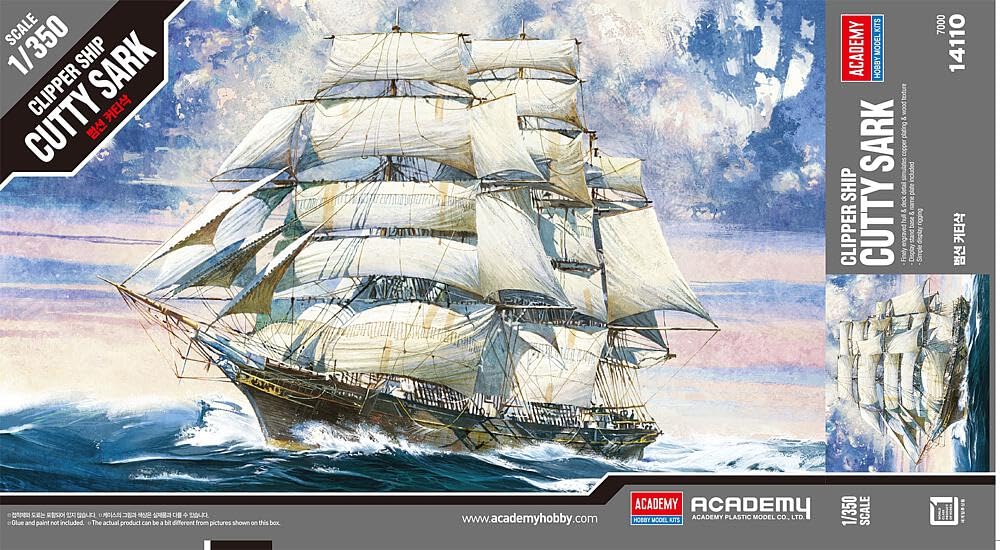 MRC Academy Cutty Sark Model Kit