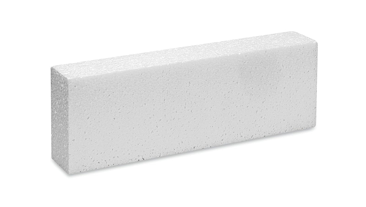 FloraCraft SmoothFoam Block 1.9 Inch x 3.9 Inch x 11.8 Inch White