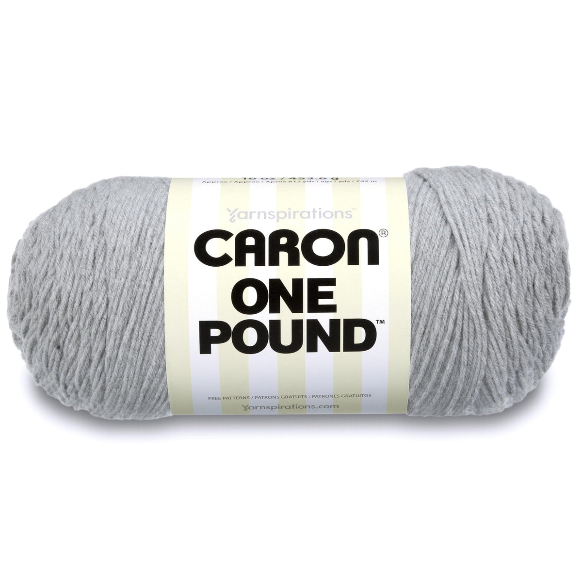 Caron Yarn, 1 Pack, Soft Gray Mix