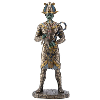 Unicorn Studio Veronese Design Osiris Ancient Egyptian God of The Dead Bronze Finished Statue