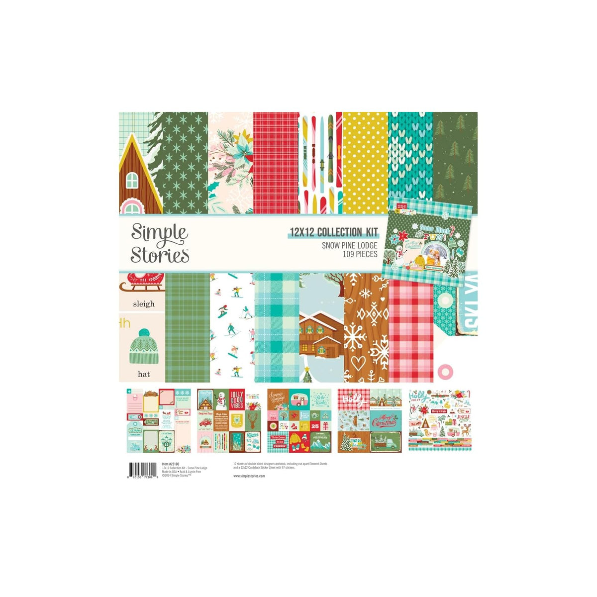 Simple Stories Art Craft Kit, 12x12 inches, Multicolored