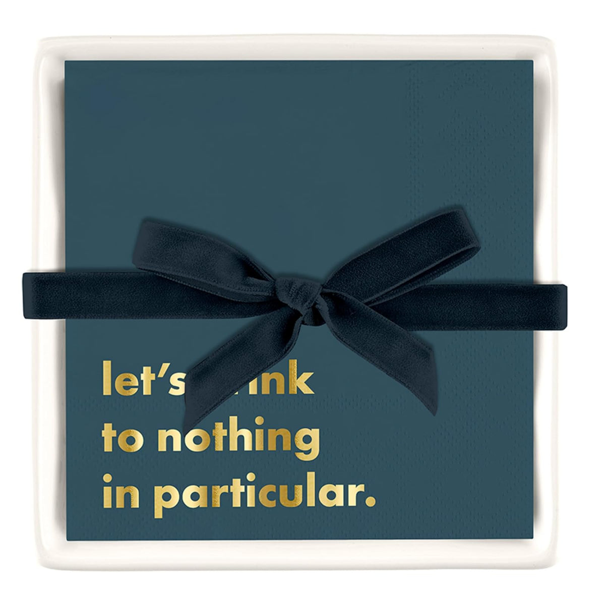 Santa Barbara Design Studio Disposable Napkin, 5.75" Square, Let's Drink