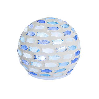 Beachcombers Sculpture, 4.1-Inch, Blue