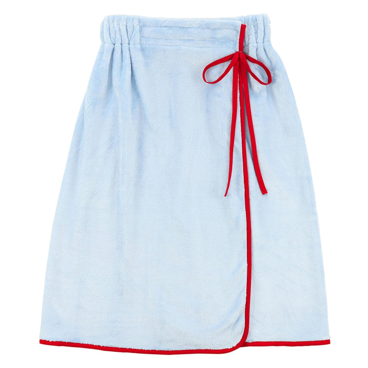 Bella Sleep + Spa Towel, One Size Fits Most, Light Blue/Red