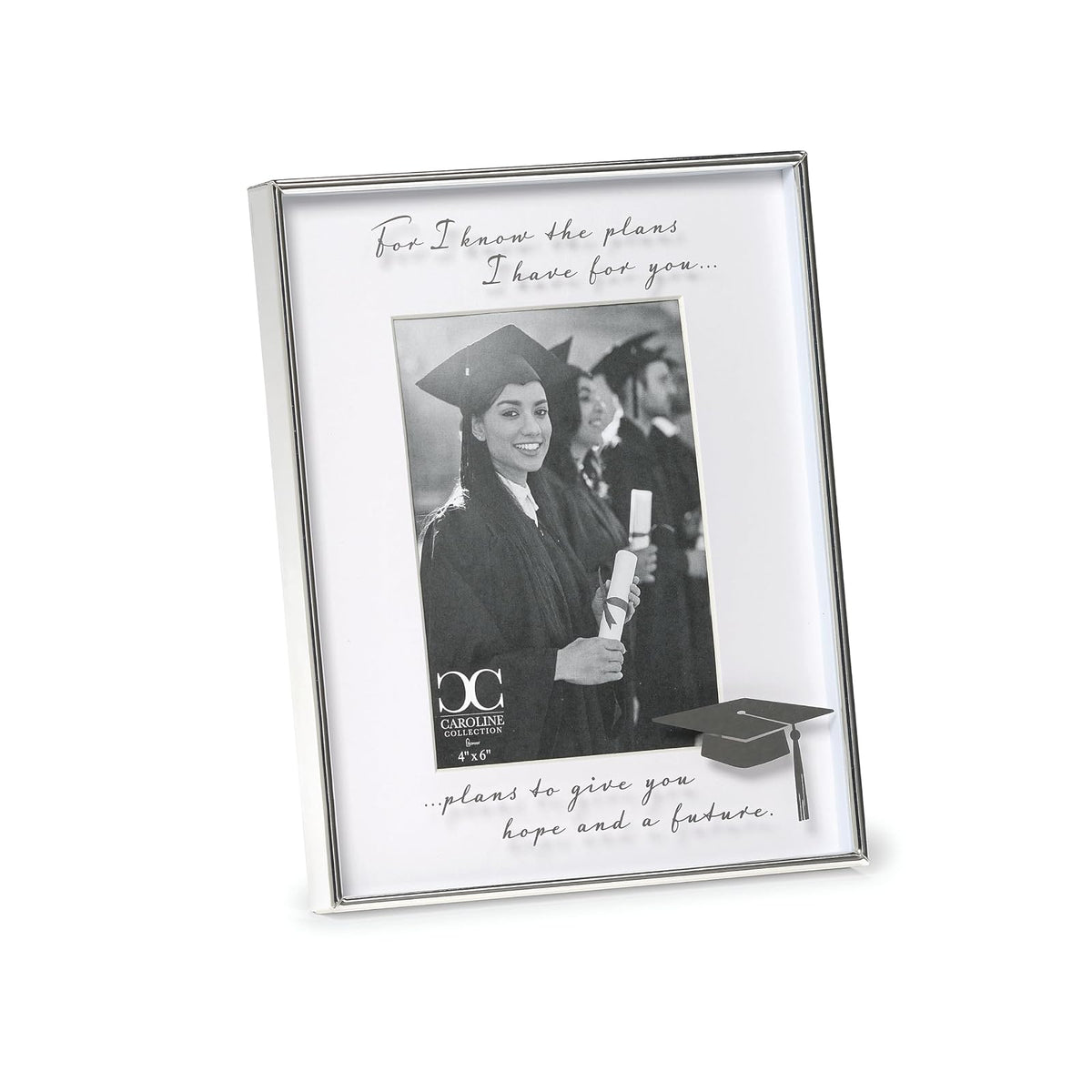Roman Picture Frame, 8.5", Silver