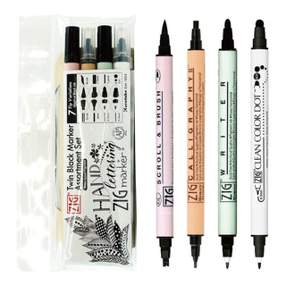 Kuretake Marking Pen, 1 Count (Pack of 4), Assorted